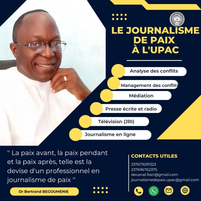 Témoignage sur le Journalisme de Paix à l'UPAC